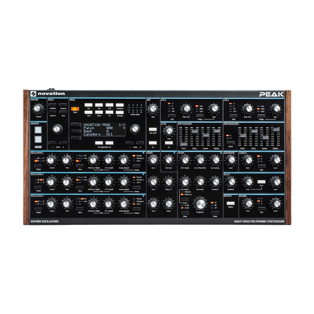 Novation Peak Polyphonic Synthesizer view 1